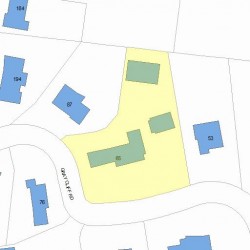 65 Gray Cliff Rd, Newton, MA 02459 plot plan