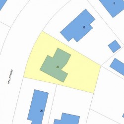 20 Hallron Rd, Newton, MA 02462 plot plan