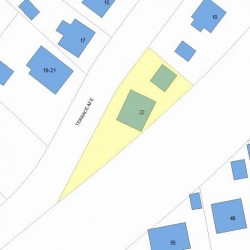 22 Terrace Ave, Newton, MA 02461 plot plan