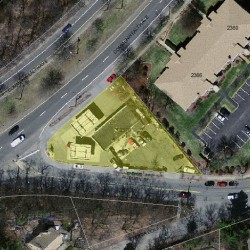 2370 Commonwealth Ave, Newton, MA 02466 aerial view
