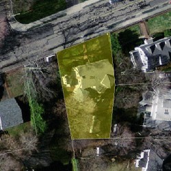 286 Ward St, Newton, MA 02459 aerial view