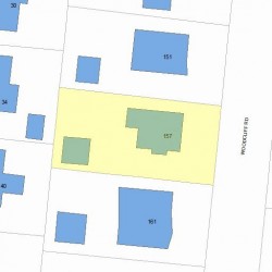 157 Woodcliff Rd, Newton, MA 02461 plot plan