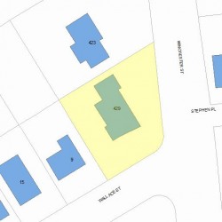 429 Winchester St, Newton, MA 02461 plot plan