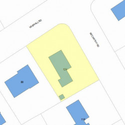 124 Mccarthy Rd, Newton, MA 02459 plot plan