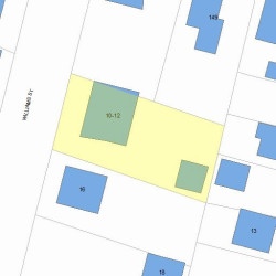 12 Williams St, Newton, MA 02464 plot plan