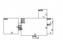 554 Parker St, Newton, MA 02459 floor plan