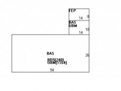 130 Dedham St, Newton, MA 02461 floor plan