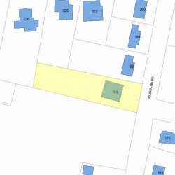 184 Islington Rd, Newton, MA 02466 plot plan