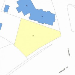 39 Herrick Rd, Newton, MA 02459 plot plan