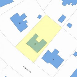 35 Mccarthy Rd, Newton, MA 02459 plot plan