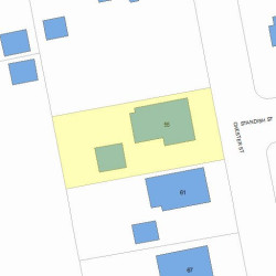 55 Chester St, Newton, MA 02461 plot plan