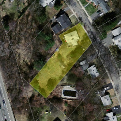 45 Quinobequin Rd, Newton, MA 02462 aerial view