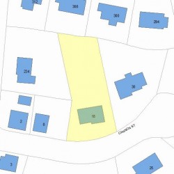 18 Cannon St, Newton, MA 02461 plot plan