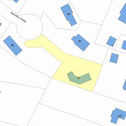 49 Buswell Park, Newton, MA 02458 plot plan