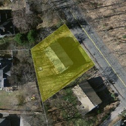 103 Cypress St, Newton, MA 02459 aerial view