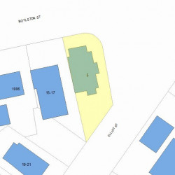 5 Elliot St, Newton, MA 02461 plot plan