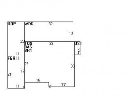 44 Philbrick Rd, Newton, MA 02459 floor plan