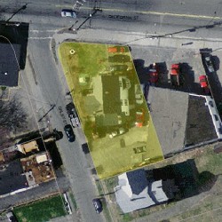 296 California St, Newton, MA 02458 aerial view