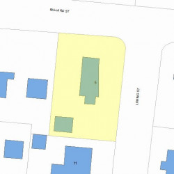 5 Loring St, Newton, MA 02459 plot plan