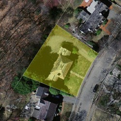 51 Stony Brae Rd, Newton, MA 02461 aerial view