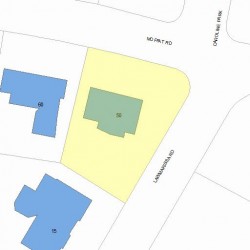 50 Moffat Rd, Newton, MA 02468 plot plan