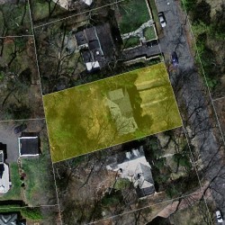 15 Gammons Rd, Newton, MA 02468 aerial view