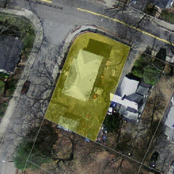 4 Ionia St, Newton, MA 02466 aerial view