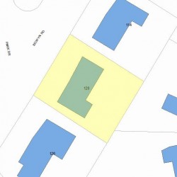 120 Selwyn Rd, Newton, MA 02461 plot plan