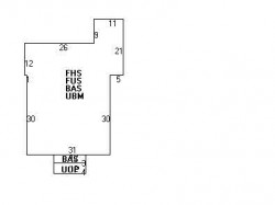 126 Carlisle St, Newton, MA 02459 floor plan