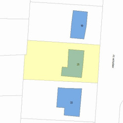 25 Andrew St, Newton, MA 02461 plot plan