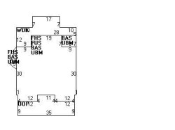 102 Hunnewell Ave, Newton, MA 02458 floor plan