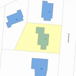 11 Ashford Rd, Newton, MA 02459 plot plan