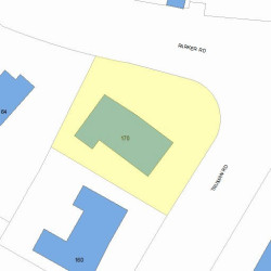 170 Truman Rd, Newton, MA 02459 plot plan