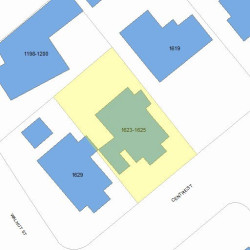 1625 Centre St, Newton, MA 02461 plot plan