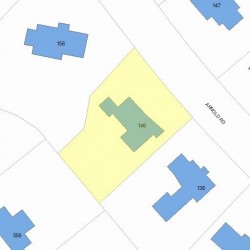 146 Arnold Rd, Newton, MA 02459 plot plan