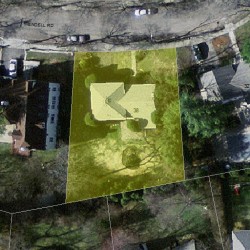 38 Wendell Rd, Newton, MA 02459 aerial view