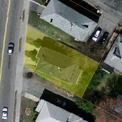 40 Lexington St, Newton, MA 02465 aerial view