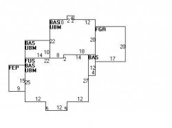 64 Evelyn Rd, Newton, MA 02468 floor plan