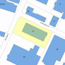 260 Needham St, Newton, MA 02464 plot plan