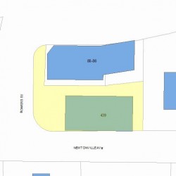 439 Newtonville Ave, Newton, MA 02458 plot plan