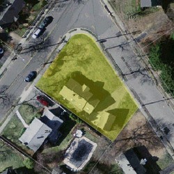 56 Van Roosen Rd, Newton, MA 02459 aerial view