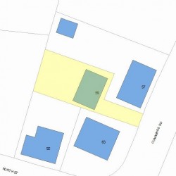 59 Cummings Rd, Newton, MA 02459 plot plan