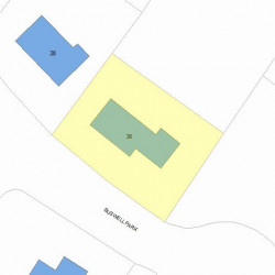 36 Buswell Park, Newton, MA 02458 plot plan