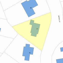 24 Morrill St, Newton, MA 02465 plot plan