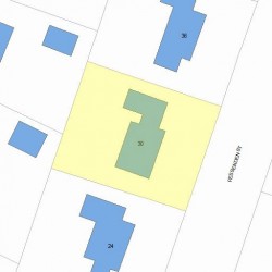 30 Fessenden St, Newton, MA 02460 plot plan