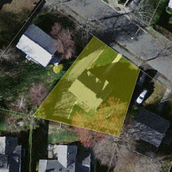 15 Marshfield Rd, Newton, MA 02459 aerial view