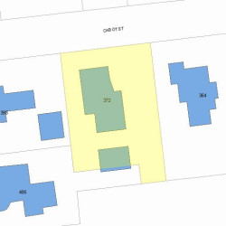 372 Cabot St, Newton, MA 02460 plot plan