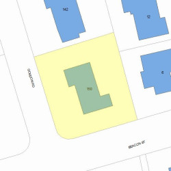 150 Gordon Rd, Newton, MA 02468 plot plan