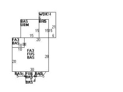 974 Dedham St, Newton, MA 02459 floor plan