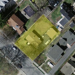 226 Nevada St, Newton, MA 02460 aerial view